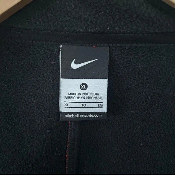 Nike Men’s Georgia Bulldogs Baseball Red Full Zip Jacket Coat Fleece Swoosh XL - Picture 7 of 8